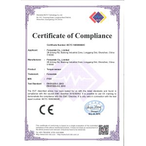 Forsentek Co., Limited Certifications