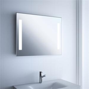 China Large Long Illuminated Lighted Bathroom Mirror Wall Mount For Home And Hotel Project on sale