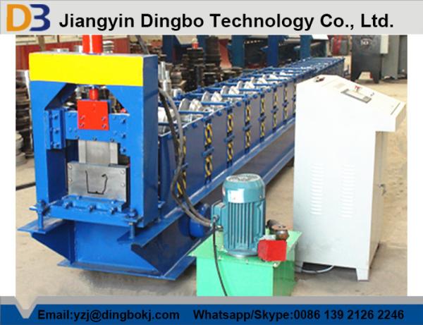 Cheap 15 M / Min Automatic Rain Gutter Roll Forming Machine With Plc Control System for sale