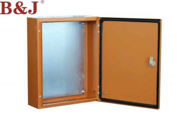 Cheap Compact Metal Electrical Enclosure Box , Metal Enclosures With Hinged Door for sale