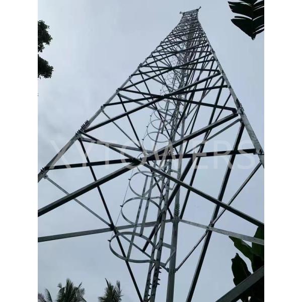 Factory Customized 60M 3 Legged Tubular Steel Self Supporting Cell Phone Telecommunication Towers