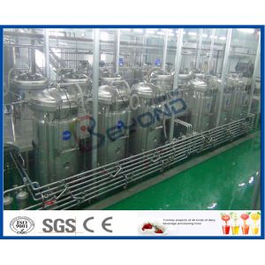 Tubular UHT Sterilizing Mango Processing Line With Aseptic Filling Machine