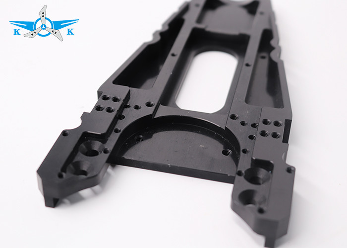 Pure Black Carbon Composite Parts CNC Machining Process Polish Finish