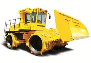 China 28 Ton Vibrating Roller Compactor GYL283 Landfill Compactor With Shangchai Engine on sale