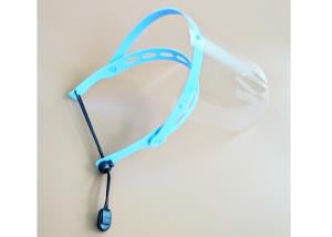 Quality Clear Breathable PPE Headband Face Shield With Elastic Headband That Attaches To Hat wholesale