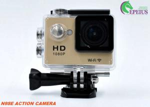 Quality Multi Languages 1080p Hd Wifi Action Camera With Waterproof Case / Lithium Battery wholesale