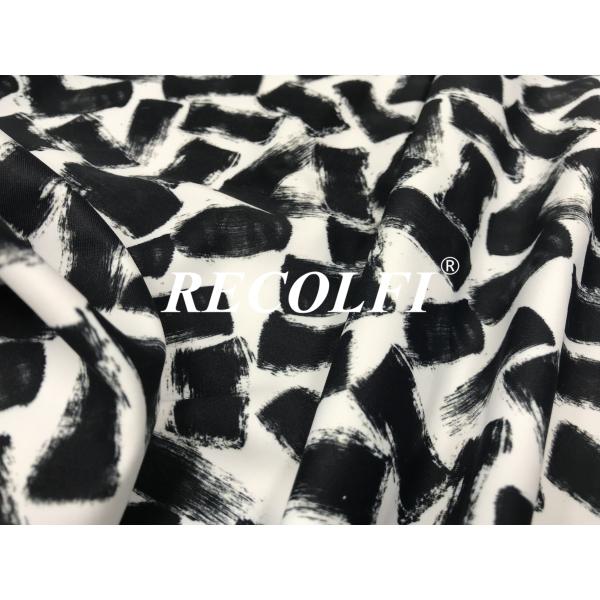 100% Recycled Swim Caps Fabric With Ribbed Surface Moisture Wicking Knitting