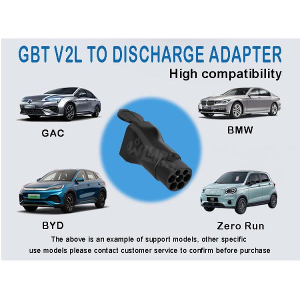 220V-250V Electric Vehicle EV Socket Adapter 3KW-5KW Wireless AC Charging Discharging Outlet Single BYD V2L Adapter