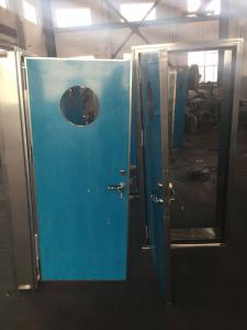 Quality Marine Aluminium Hollow Door 1200-1800mm C/W Door Closer, C2 Lock, ISPS Device wholesale