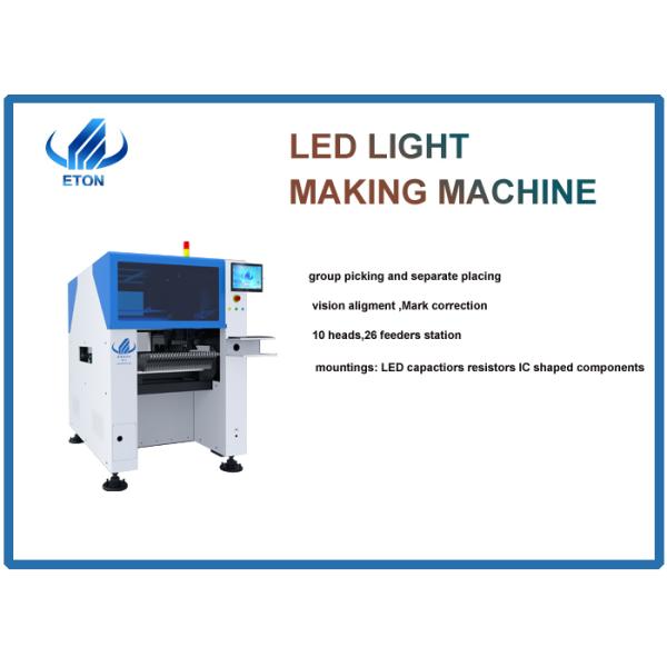 10 Heads Vision Camera Smd Led bulbs Making Machine Pick And Place Machine