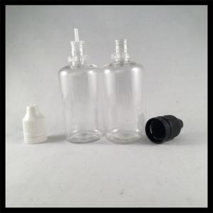Quality Clear Plastic Cosmetic Dropper Bottles 50ml , Medical Packing Plastic Eye Dropper Bottles wholesale