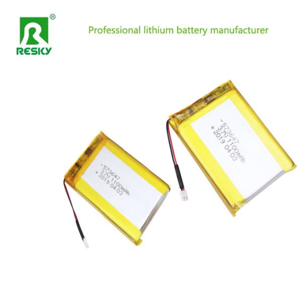 Prismatic Pouch Lithium Polymer Battery Cell 553450 3.7V 1100mAh Power Storage Batteries