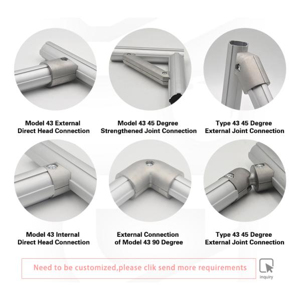 Flexible Aluminium Alloy Pipe Connector DYJ43-A90 Recycled And Reused