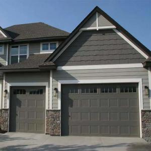 Quality Galvanized Steel Automated Garage Door Modern Insulated Sectional Overhead Doors wholesale