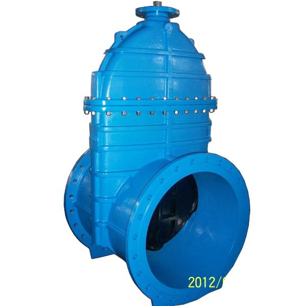 DIN F5 Z45X NON-RISING stem flanged resilient seal gate valve