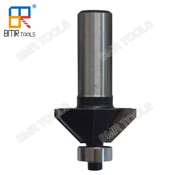 Cheap BMR TOOLS High performance 45 Degree Chamfer Router Bit for Bevel Edging Wood with 1/2" shank for sale