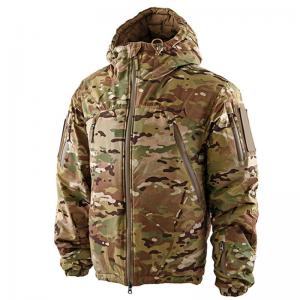 Quality 3XL Polyester Cold-resistant Military Camo Padded Tactical Jacket Multicam wholesale