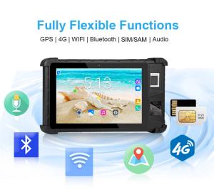 China HF-FP08 Touch Screen Rugged Waterproof Handheld Tablet PC Capacitive Panel, Multi-Point Touch, With Fingerprint Reader on sale