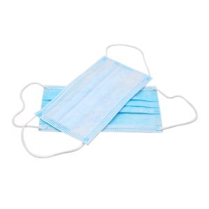 Buy cheap Blue Color 3 Ply Face Mask Non Woven Anti Virus Breathable Fliud Resistant from wholesalers
