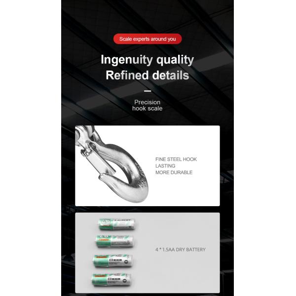 Blue Aluminum Alloy Stainless Steel Precision Hanging Crane Weighing Scale 100kg 300kg 500kg 1000kg 1t With OIML Approval