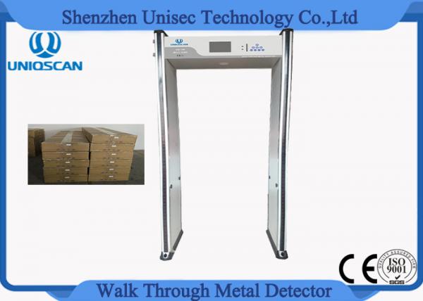 Cheap Portable Stable Quality Digital Metal Detector / Exhibition Security Check Body 18 Zone for sale