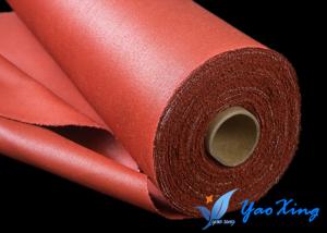 Quality Fireproof Silicone Rubber Coated Fiberglass Fabric / Fiberglass Heat Resistance wholesale