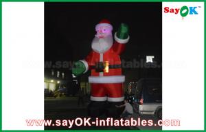 Quality Inflatable Tall Man Inflatable Inflatable Air Dancer Festeval Decoration Santa Claus Red Color For Event wholesale