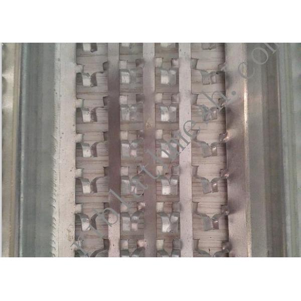 Galvanized High Ribbed Formwork 21mm Rib Height U Patterns For Construction