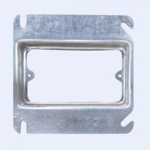 China Galvanized Conduit Junction Box Pre Fabrication 4x4 Square With Screws on sale