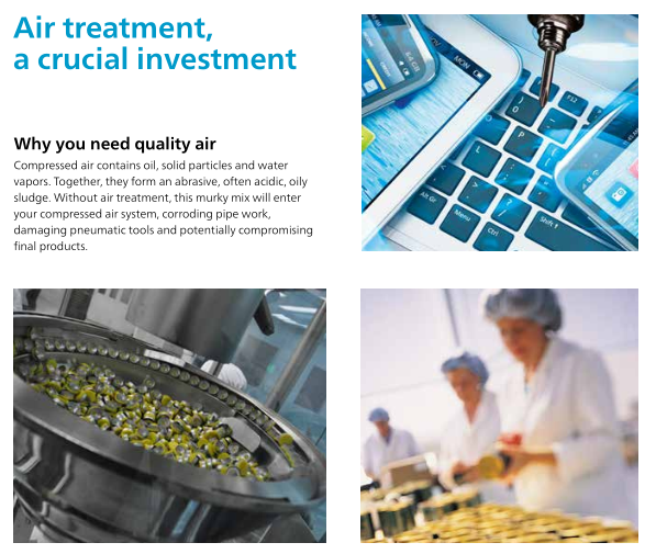 ISO Certificate Desiccant Air Dryers CD20+-335+ Atlas Pressure Dew Point -20°C