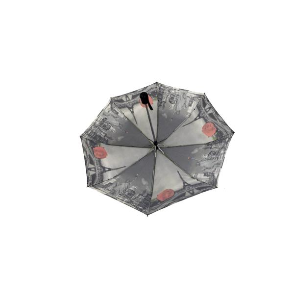 Anti Uv Foldable Umbrella Automatic Windproof Foldable Heat Transfer Printed