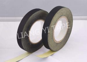 Quality Black / White Adhesive Cloth Tape , 105°C 0.18mm Heat Resistant Insulation Tape wholesale