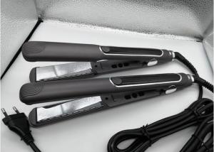 China Temperature Adjustable 1.2 Inch Nano Silver Titanium Hair Straightener on sale