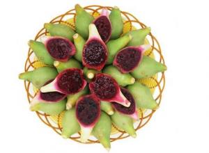 Quality Prickly pear/cactus pear fruit/Opuntia ficus-indica/Opuntia monacantha (Willd.) Haw.fruit,Xian ren zhang guo,tea,food wholesale