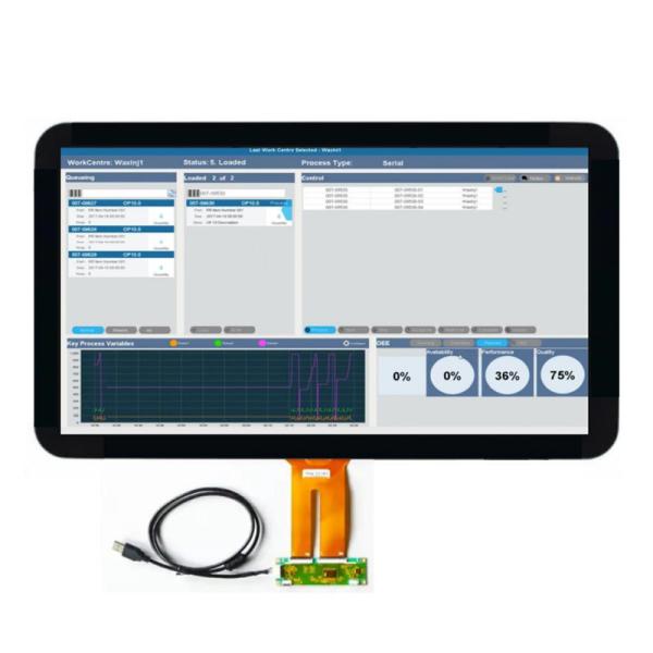 Cheap PCAP TFT Display 21.5 Inch FHD 1920*1080 Resolution, LVDS 21.5 Inch TFT LCD Display With Built-In LED Backlight Driver for sale