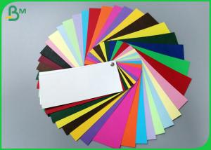 China 210GSM Uncoated colour  Pulp Board For Making DIY Material Eco Friendly on sale