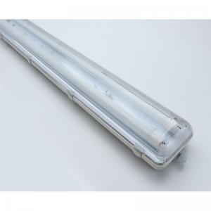 Quality IP65 Fluorescent Double LED Tube Light Multiscene Anti Corrosion wholesale