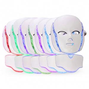 Quality 7 Photon Color LED Facial Mask 630nm Red Light Therapy Face Machine wholesale