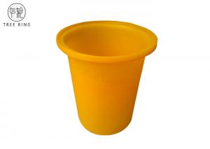 Quality Lldpe Colored Rotomolding Plastic Round Bins Chip / Potato Food Grade With Bung 70L wholesale