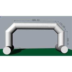 China Oxford outdoor giant advertising oxford inflatable arch with support for inflatable decorations on sale