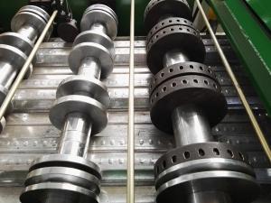 Quality Galvanized Steel Deck Forming Machine 4kw Hydraulic Power wholesale