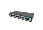 CCTV Power Over Ethernet 8 Port Switch 2Gbps Connecting With Devices