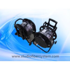 Quality 200meters 2-Channel Fiber Optic Cable Reel with ST Connectors wholesale