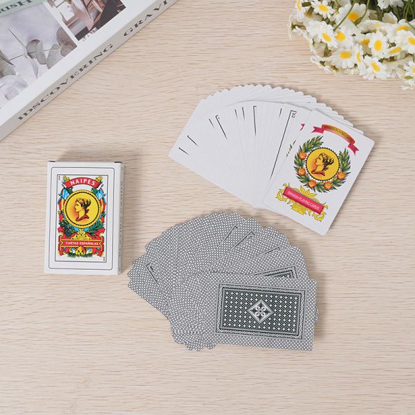 Custom Printing Spanish Poker Game Cards Casual Entertainment Cards and Spot Supply of Chess and Card Games ﻿