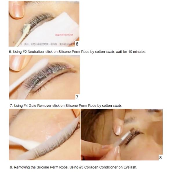 Permanent Makeup Wave Curling Eyelash Perm Kit With Silicone Lash Rods