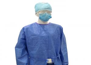 Quality Green Disposable Surgical Gown ,  Patient Hospital Isolation Gowns Infection Control wholesale