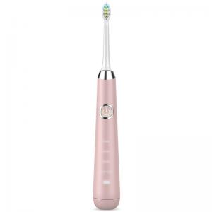 China Waterproof IPX7 Low Noise Sonic Electric Toothbrush with Four Smart Working Patterns on sale