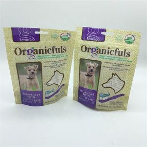 ODM Digital Printed Stand Up Pouches Doypack Recyclable For Dog Snacks