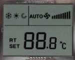Zebra Connector Custom LCD Display / TN HTN LCD Display Module For Thermostat