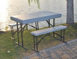 Quality 3 PCS picnic table set/plastic foldable picnic set furniture wholesale
